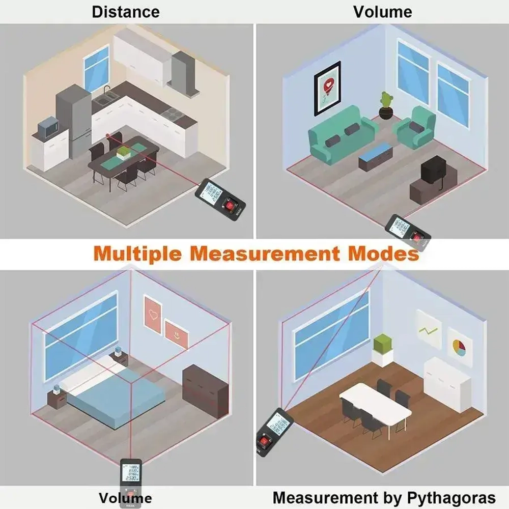HILDA Дальномер лазерный 50м,подарок