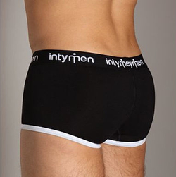 Мужские трусы хипсы Intymen Fill It Black Boxer