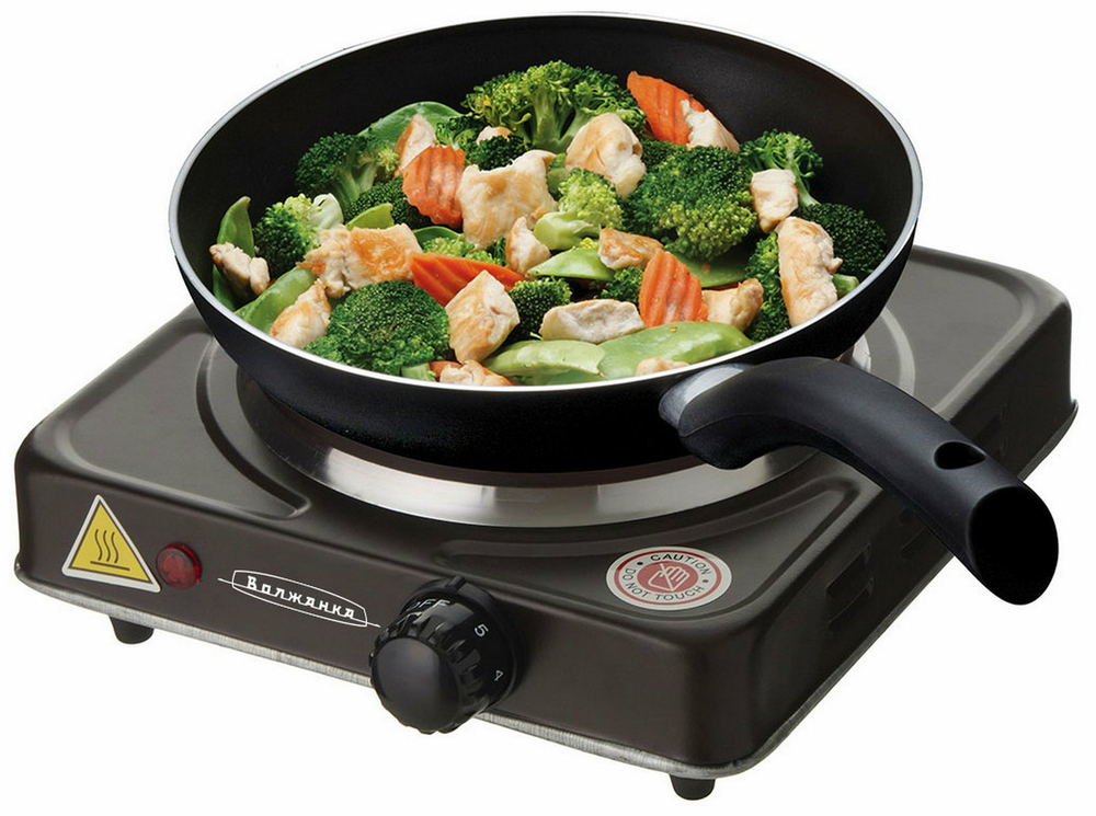 Настольная плитка электрическая Волжанка ЭПД-100 (1-к.)