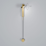 Настенный светодиодный светильник Elektrostandard Orco 40112/LED латунь