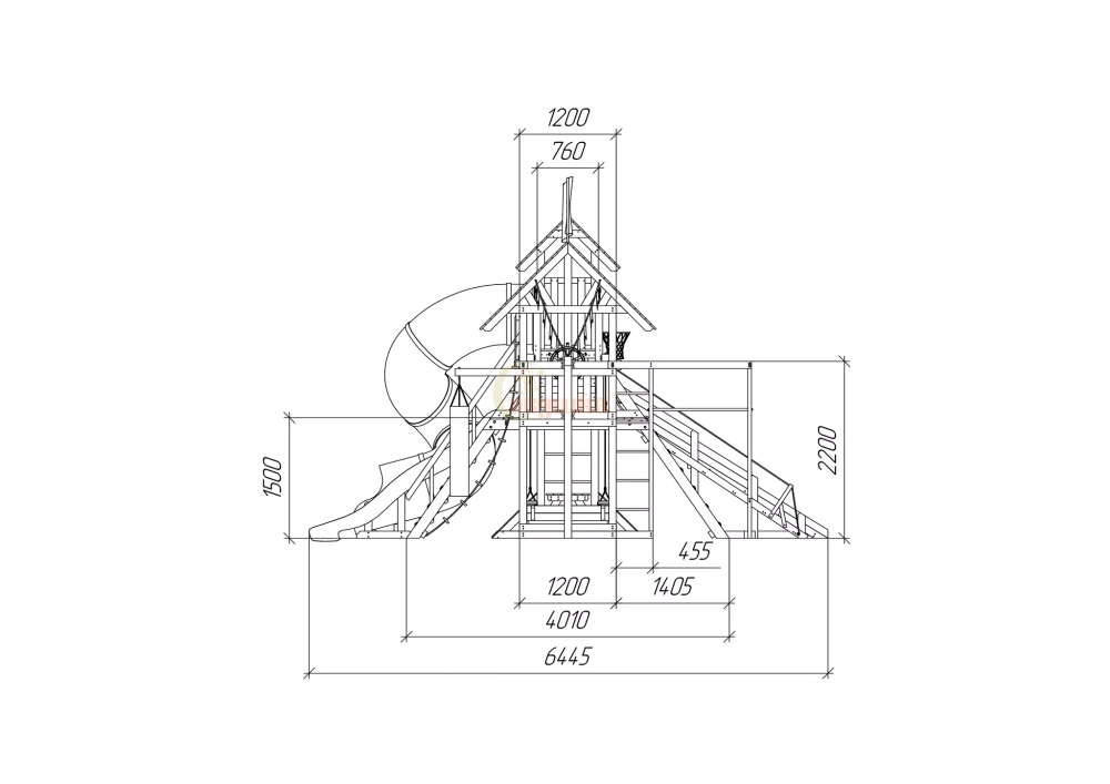 Детская площадка Савушка Люкс 1