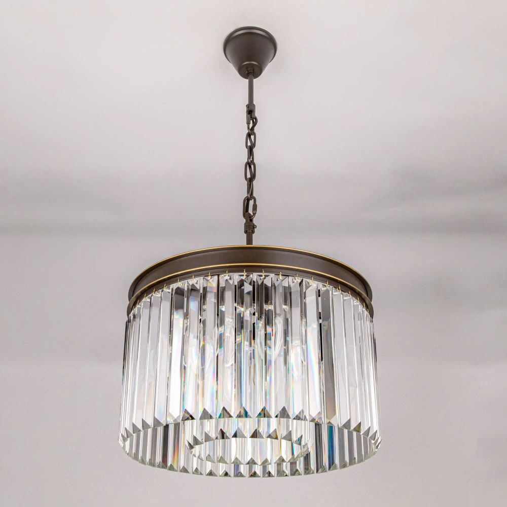 Citilux Мартин CL332081 Люстра хрустальная подвесная Прозрачная