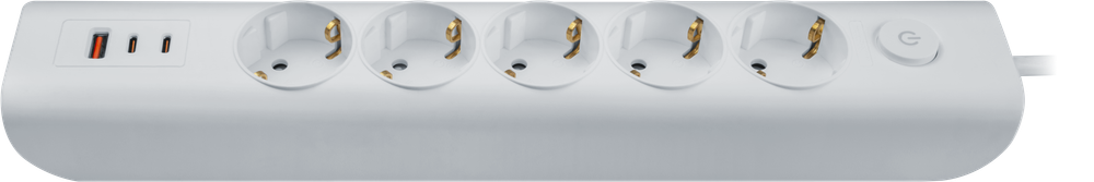 Удлинитель Navigator 95 690 NPE-USB06-05-150-ESC-3X1-PD20W