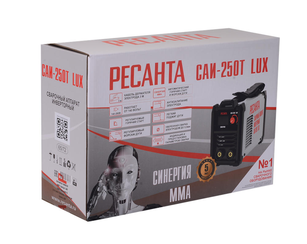 Сварочный аппарат инверторный Ресанта САИ-250Т LUX