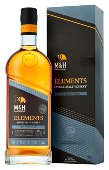 Виски M & H Elements Red Wine 46% 0,7 л