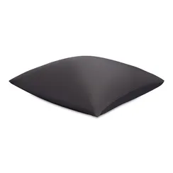 Набор наволочек из премиального сатина темно-серого цвета из коллекции essential, 70х70 см