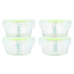 Sage Spoonfuls, Прочные стеклянные миски, 4 упаковки, 210 мл (7 унций)