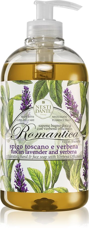 Nesti Dante нежное жидкое мыло для рук Romantica Wild Tuscan Lavender and Verbena