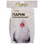 Парик карнавальный «Великий учитель», Белый