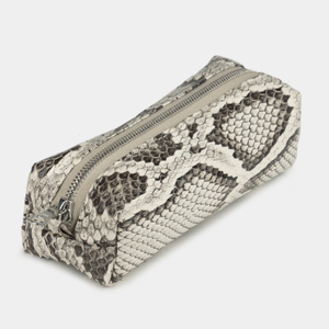 Ключница Coffre из кожи питона, натурального цвета