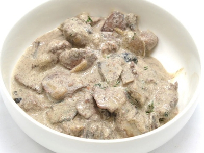 Печень куриная в слив соусе