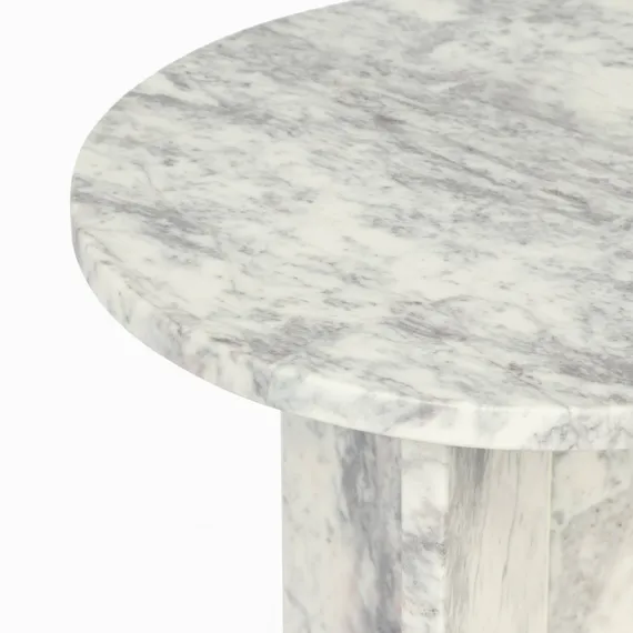 Кофейный стол Veda Ø41х41 см, фиолетовый индийский мрамор