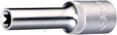 Торцевая головка длинная E-STAR 1/2", 4310E22, Hans
