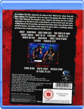 Slash Featuring Myles Kennedy & The Conspirators / Live At The Roxy 25.9.14 (Blu-ray)