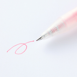Гелевая ручка Muji Smooth Gel Ink Ballpoint Pen Knock Type 0.5 розовая