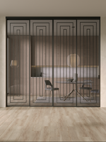 Раздвижная алюминиевая перегородка Minoli Split 19