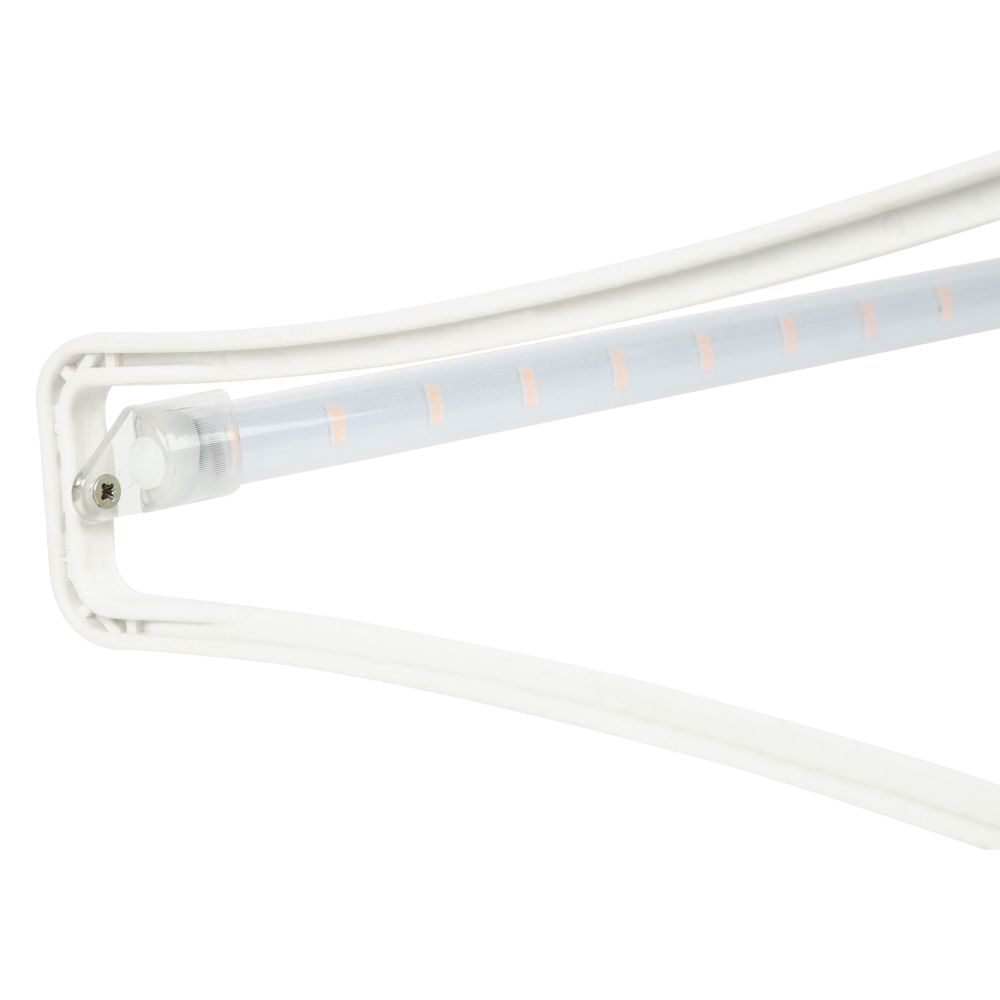 ULT-P34N-10W-SPSB IP65 WHITE 12 Набор Минисад. светильник для растений светодиодный с подставкой. Спектр для рассады и цветения. 12 кашпо в-к. белые. TM ФитоЛето