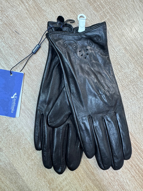 Перчатки. Женские. Материал верха: Кожаные люкс качества. Подклад: Шелк. 5 шт в упаковке