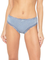 Трусики-слипы в крапинку (Размер: XL) (Цвет: голубой)