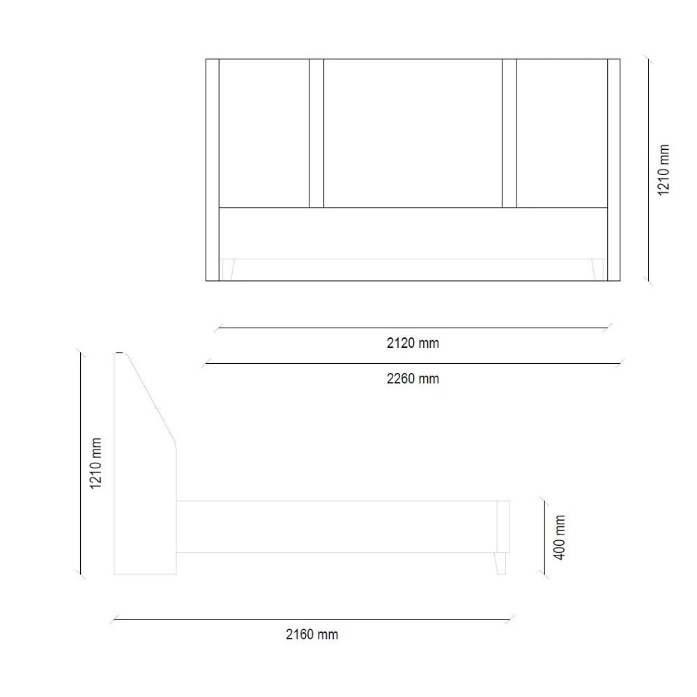 Основание с ящиком 180x200 ENZA HOME NETHA EH22056