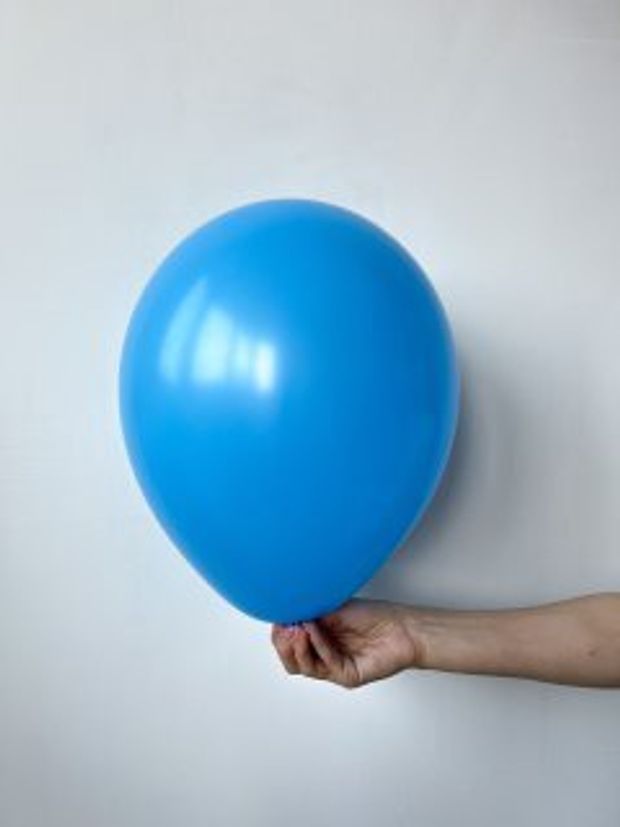 S Шар пастель 12'' / 30 см №36 голубой (БГ-17)