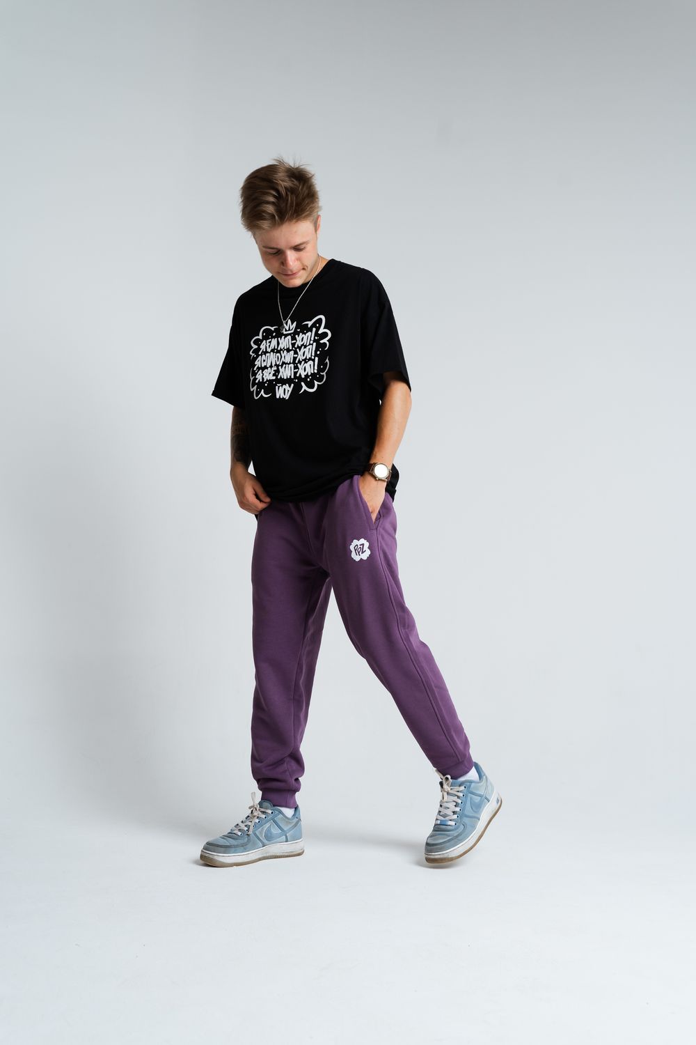 Брюки PPZ Фиолетовые