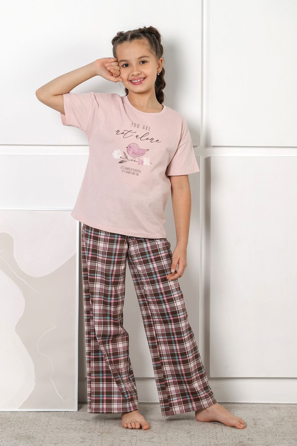 Костюм для девочки Кейт-2 Виотекс БЕЖЕВЫЙ