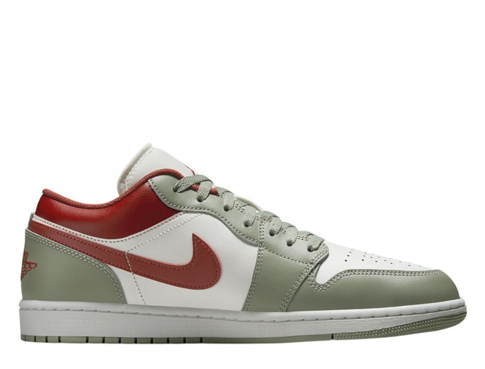 Баскетбольные кроссовки Air Jordan 1 Low Green Shoes