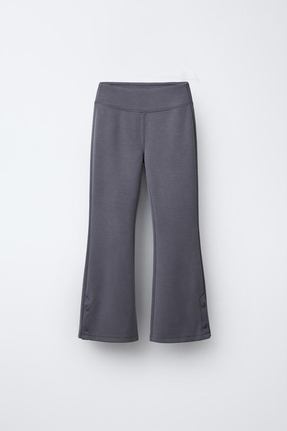 ZARA ЛЕГИНСЫ FLARE С КНОПКАМИ, СЕРЫЙ