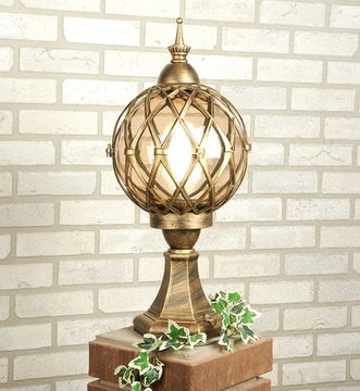 Светильник ландшафтный Sirius S чёрное золото Elektrostandard