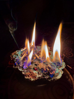 Земляная Свеча. Маленькая Черная. Материализация. Очищение и Гармония + ПОДАРОК