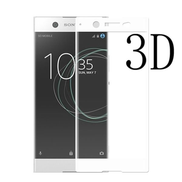 Защитное стекло 3D для Sony XA1 (Белое)