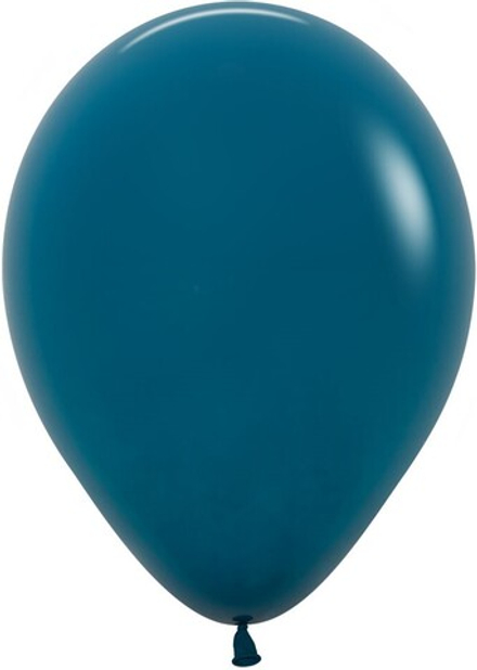 Шар (12""/30 см) Глубокий бирюзовый (035), пастель, 50 шт.