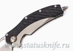 Нож Microtech Matrix 165C-9CFTI Titanium Full Serratedфотография - 3