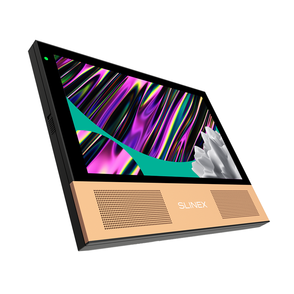 Видеодомофон Sonik 7 (Black+Pink Gold) SLINEX вид 3