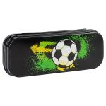 Пенал-футляр, 215*90*43 СТАММ "Футбол", черный