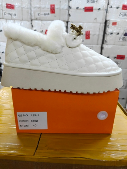 Слипоны женские зимние LOMA QUA 739-2 \21