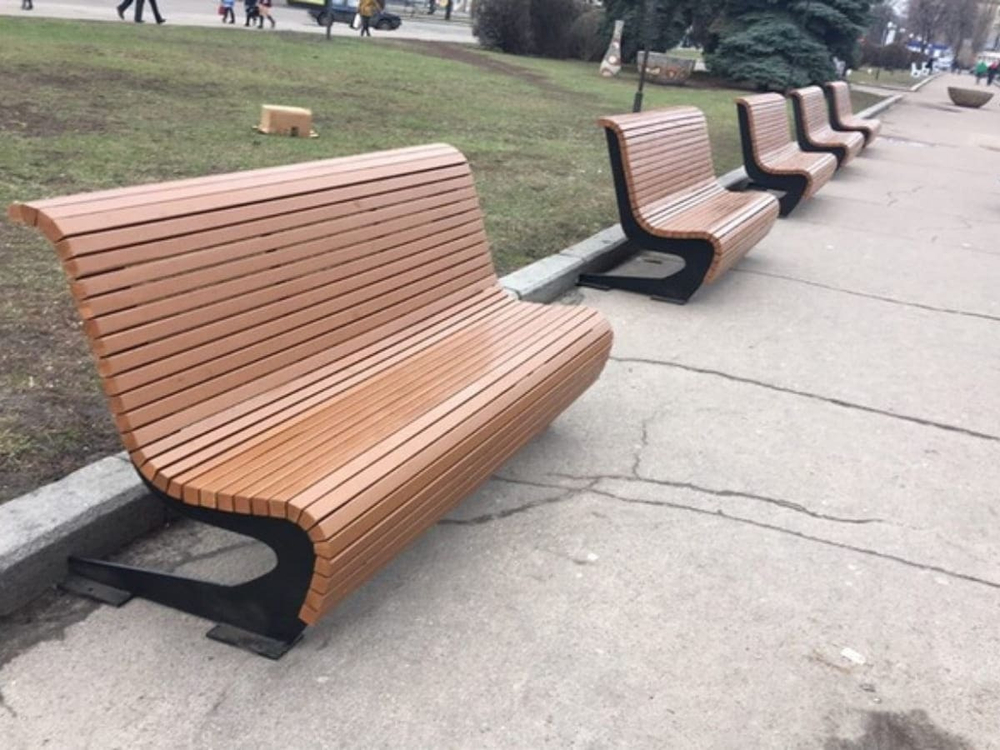 Скамья Набережная со спинкой