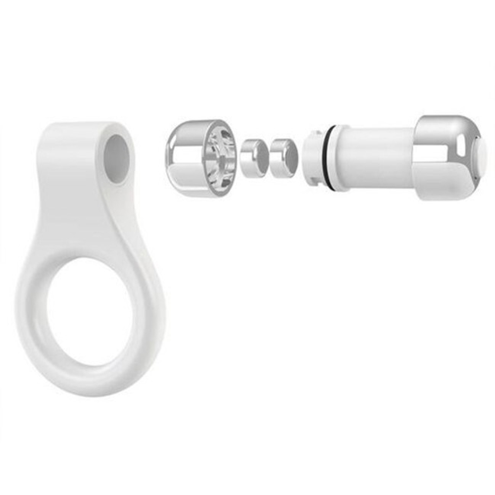 Эрекционное виброкольцо OVO B1 Vibrating Ring (Цвет: белый)