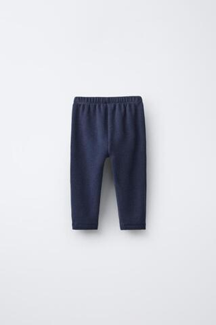 ZARA БРЮКИ ИЗ МЯГКОЙ ТКАНИ, МОРСКОЙ СИНИЙ