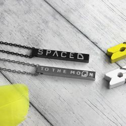 Парные бруски с гравировкой на заказ (чёрный/стальной)