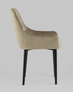 Стул Джоан велюр капучино