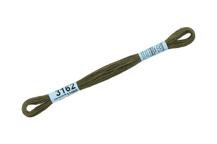 Мулине "Gamma", 100% хлопок , 8 м, №3162