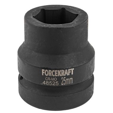 Головка ударная 1'', 25мм (6гр.) FORCEKRAFT FK-48525