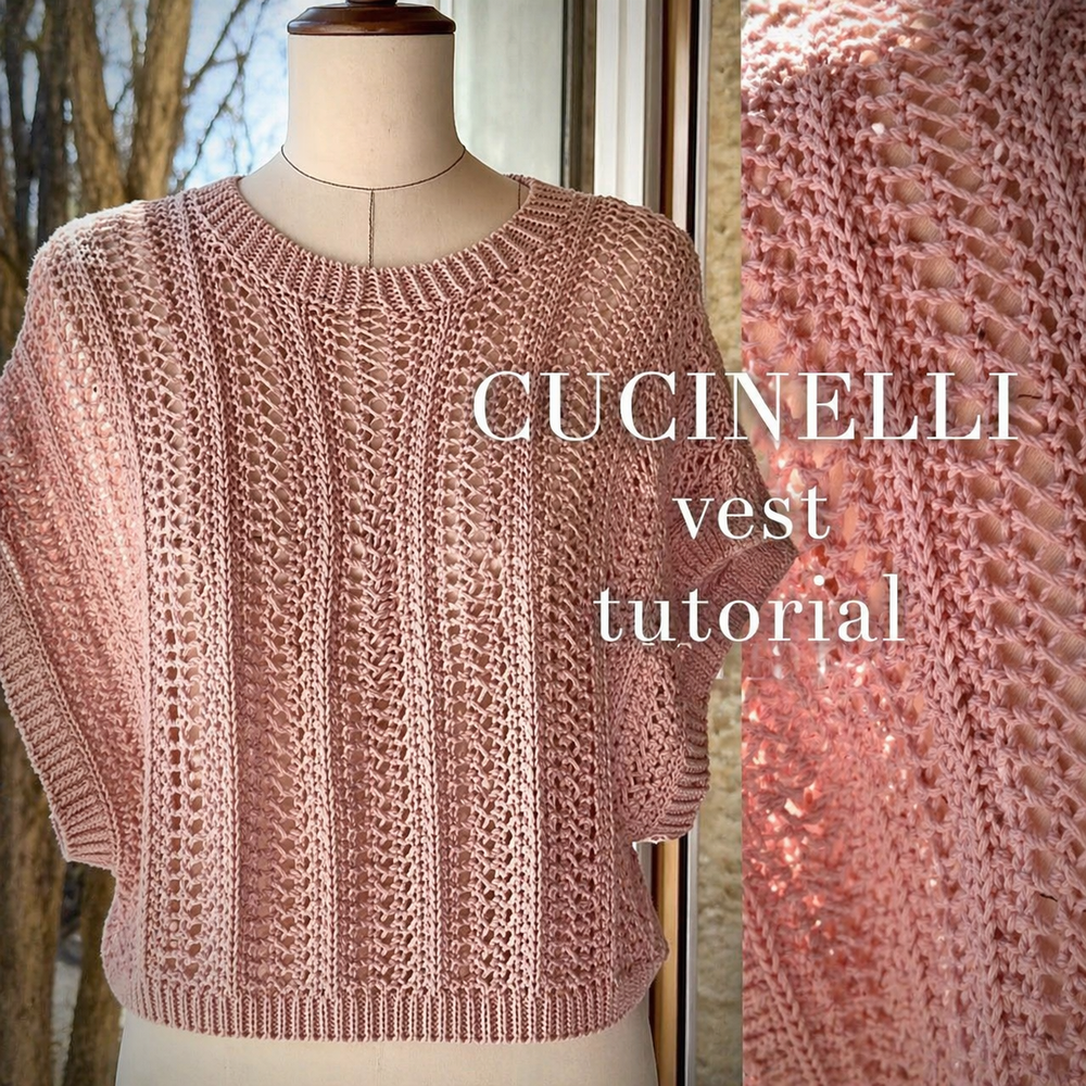 Видео мастер-класс по вязанию пулундера спицами от Cucinelli