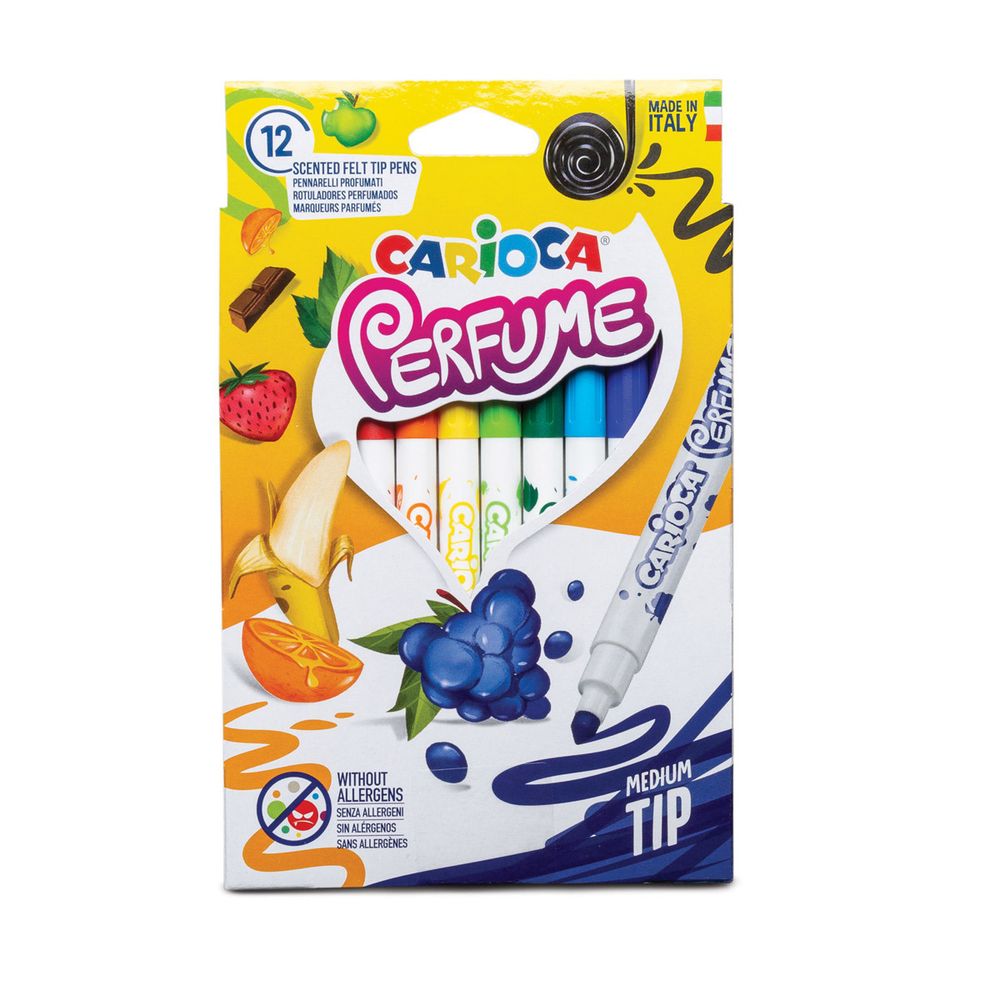 Фломастеры ароматизированные Carioca Perfume 12 цв 42672 Фломастеры ароматизированные Carioca Perfume 12 цв 42672