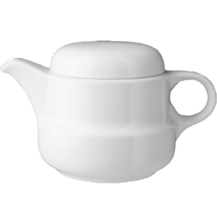 Чайник «Акапулько» фарфор 350мл D=95,H=89,L=145,B=89мм белый
