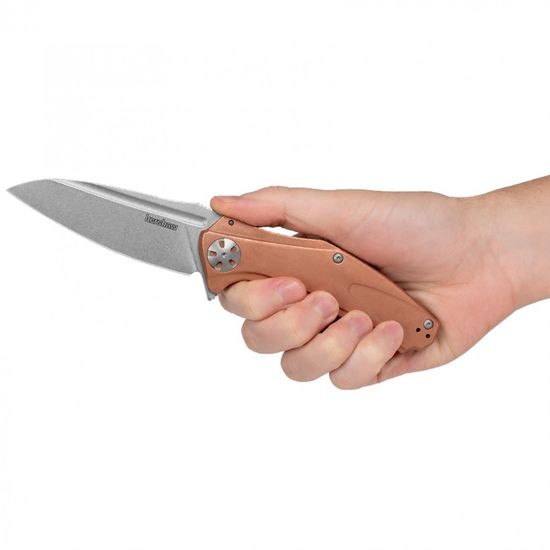 Складной нож KERSHAW Natrix XL 7008CU c клинком из стали D2, рукоять медь