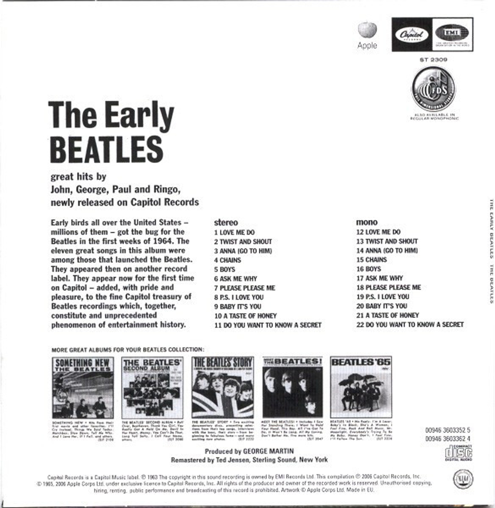 Комплект / The Beatles: The Capitol Albums Vol.1 and Vol.2 (8CD)
