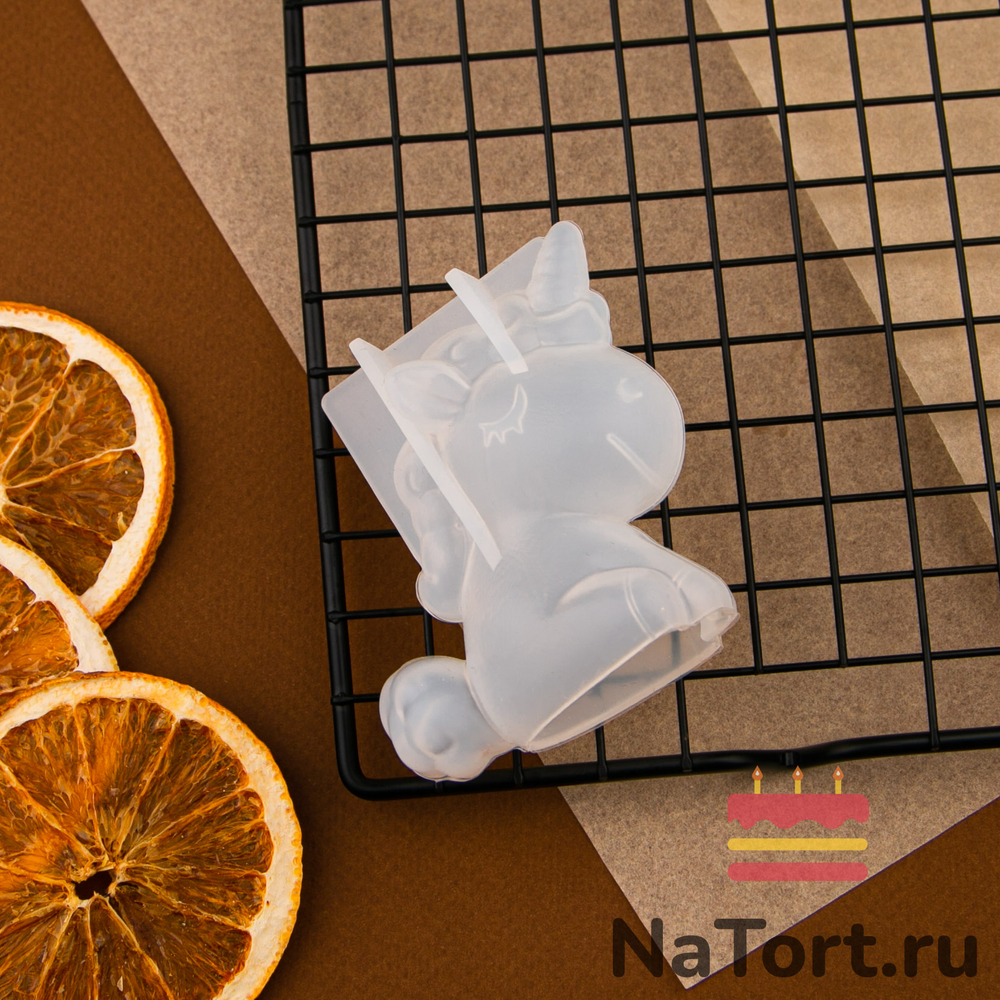 Силиконовый молд 3D «Единорог»